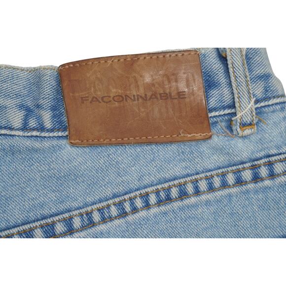 F. by Faconnable Vintage High-Waisted Light Wash Jeans – Women’s Size 14 - Picture 11 of 12